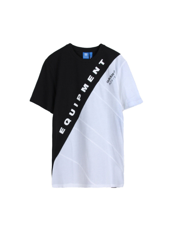 adidas阿迪达斯三叶草男子EQT休闲运动短袖T恤BS2784