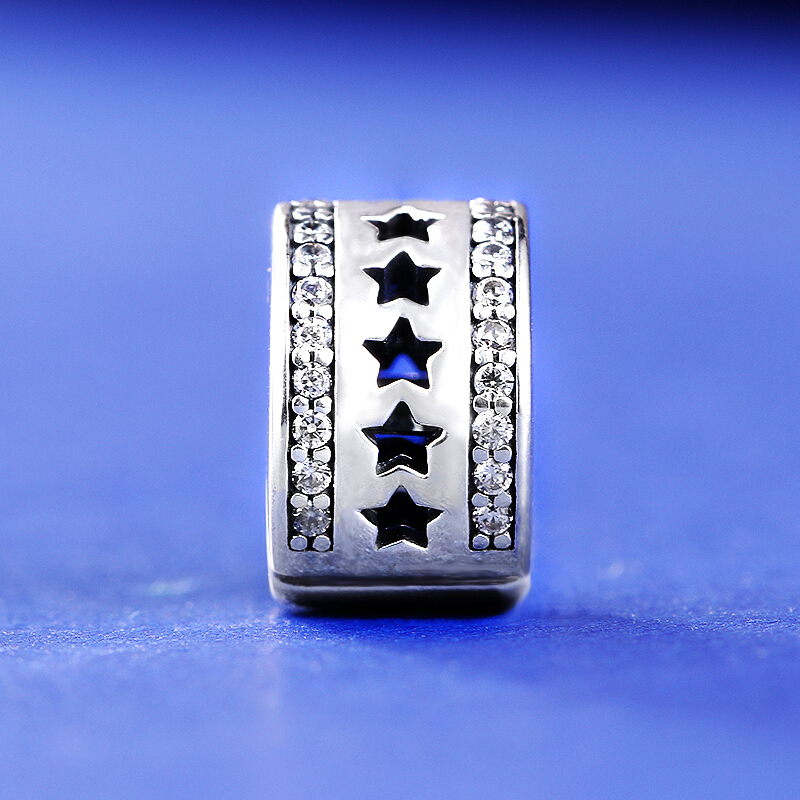 PANDORA潘多拉 星光熠熠 925银固定夹 796381CZ