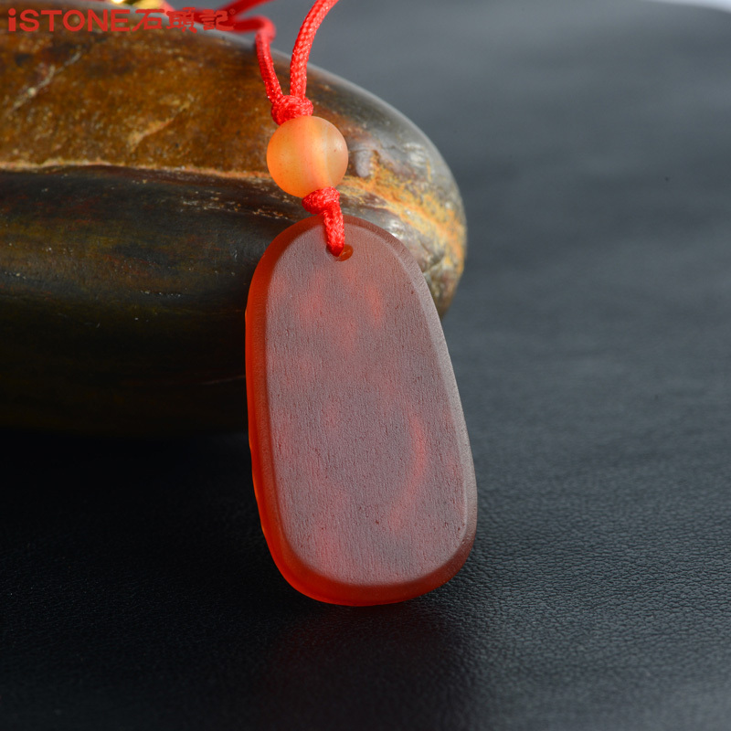 石头记十二生肖吊坠鼠虎猪红玉髓男女项链挂件玉坠本命年
