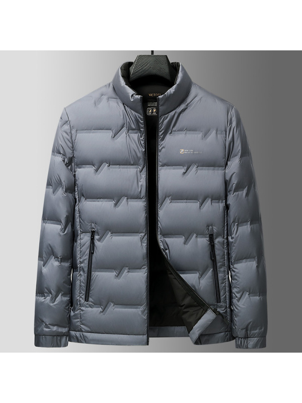男式轻款羽绒服秋冬新款男士短款防风领羽绒服防寒保暖羽绒外套男