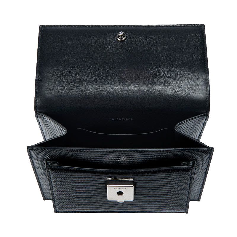【预定】BALENCIAGA/巴黎世家SHARP超小号单肩包 蜥蜴纹压花图片