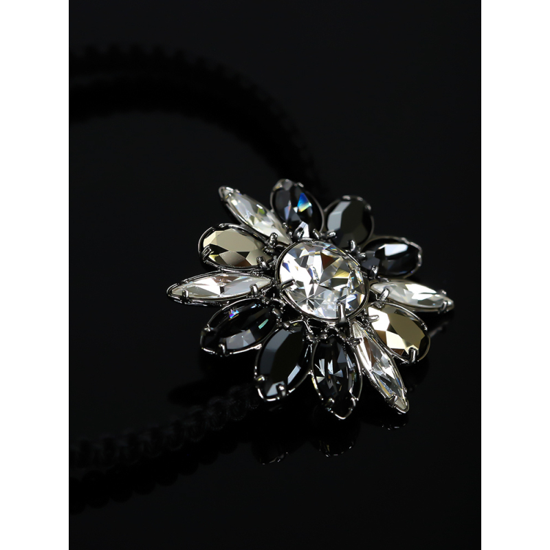 SWAROVSKI/施华洛世奇黑色花型水晶手链 人造水晶 送恋人5019149