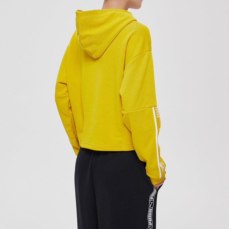 PUMA彪马女装连帽短款运动服休闲套头衫581059