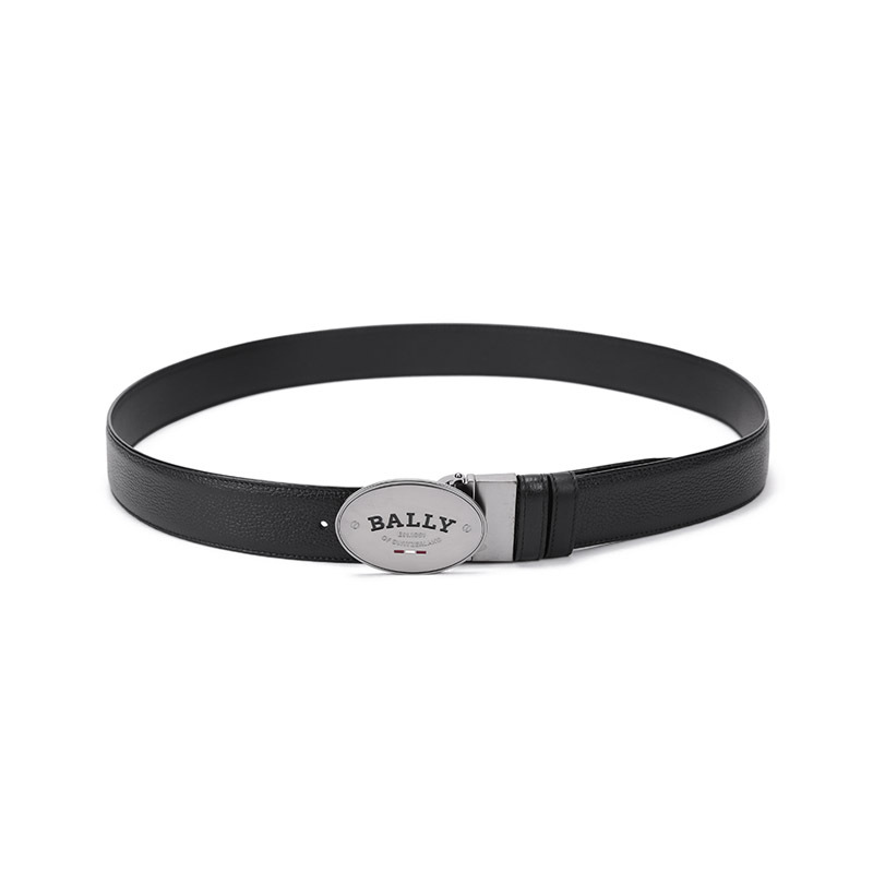 BALLY 巴利 男士皮质可裁剪板扣式双面皮带腰带 OSVALD 35 M