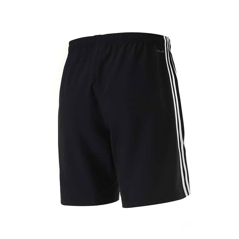 adidas阿迪达斯男子运动短裤足球训练休闲运动服CF0709 L CF0709黑+白