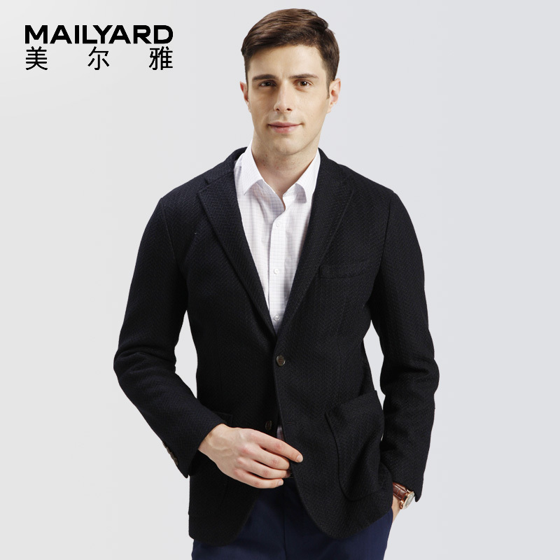 美尔雅(MAILYARD)西服男 男式商务时尚西服单件 男士休闲西装上衣 338
