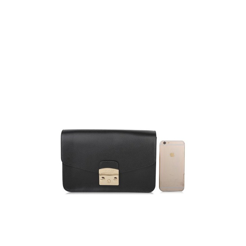 FURLA芙拉 METROPOLIS荔枝纹牛皮中号女士单肩包
