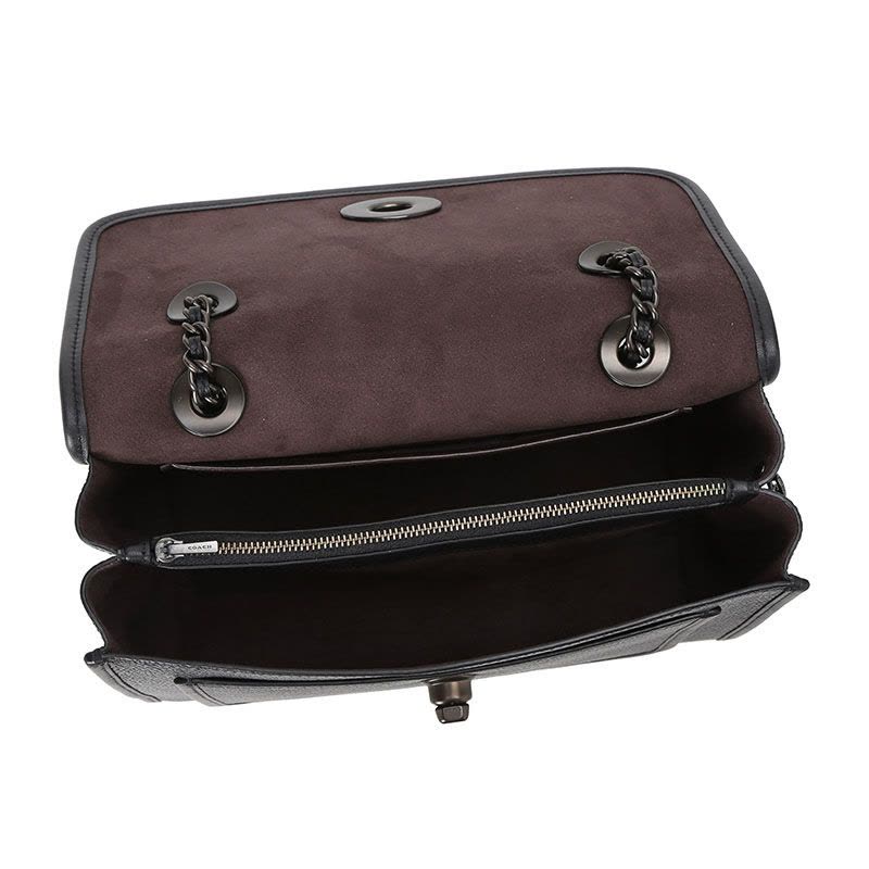 COACH 蔻驰 女士PARKER系列抛光粒面皮革手提单肩包 75575 26x18x11CM图片