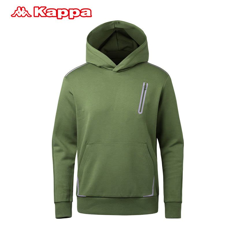 Kappa卡帕男运动卫衣秋冬打底衫休闲上衣套头帽衫运动衣图片