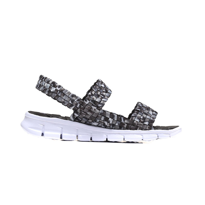 【自营】Skechers斯凯奇女大童凉鞋黑色时尚低帮运动鞋664082L 664082L/BLK黑色