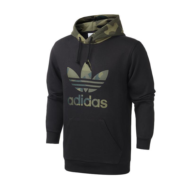adidas阿迪达斯三叶草男服运动服连帽卫衣FM3358