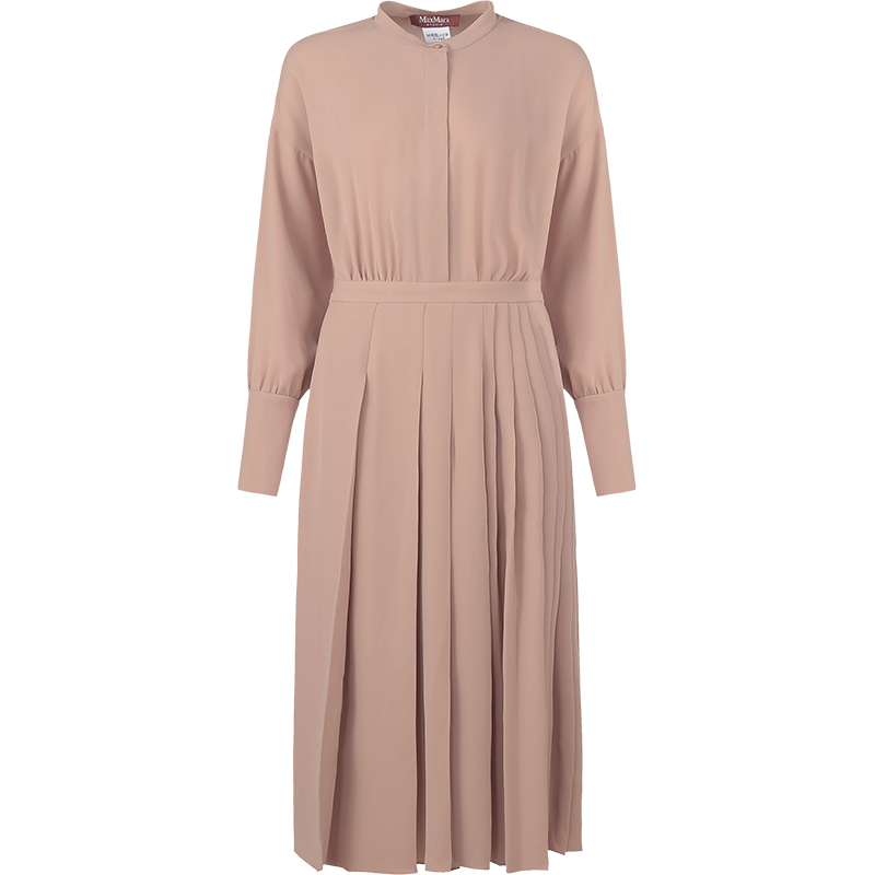 Max Mara Studio 麦丝玛拉 女士 长袖百褶裙子连衣裙 62210327 LEMBI