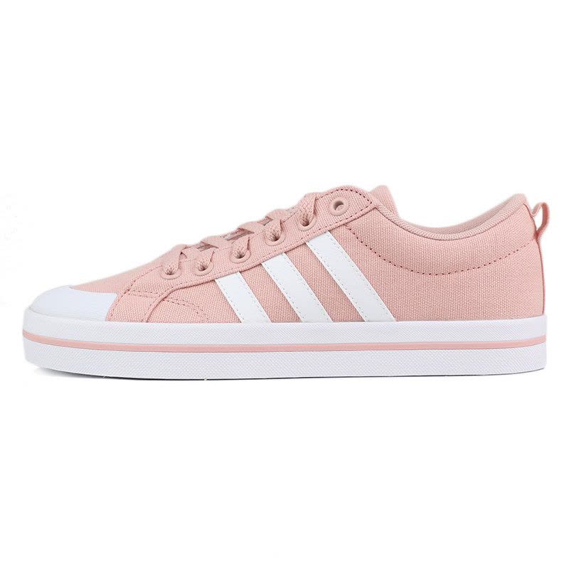 Adidas阿迪达斯NEO板鞋女2020夏季运动鞋蜜桃粉休闲鞋 FV8095图片
