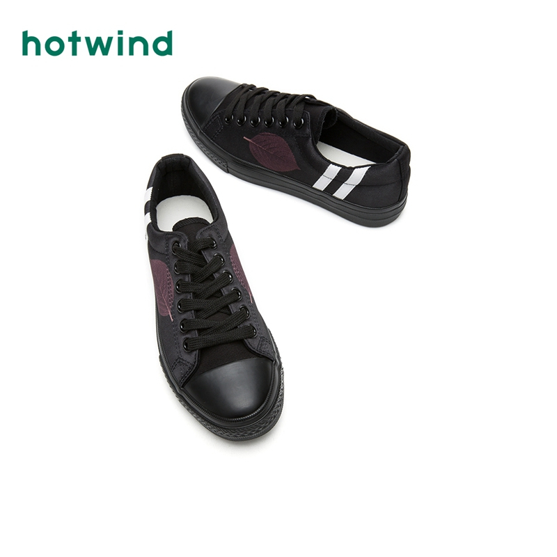 热风hotwind百搭男士系带休闲鞋H14M7304