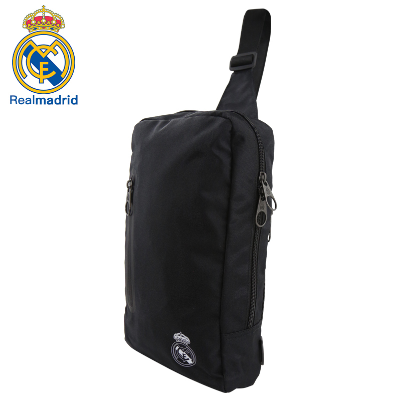 皇家马德里Realmadrid官方正品时尚男女士多功能大容量书包运动户外训练商旅旅行双肩挎包背包黑色