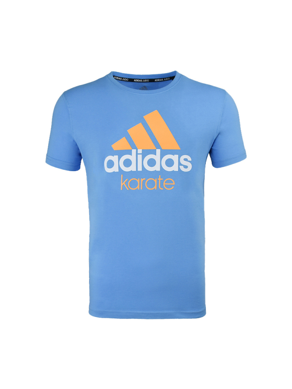 阿迪达斯adidas跆拳道男装训练跑步短袖运动休闲T恤