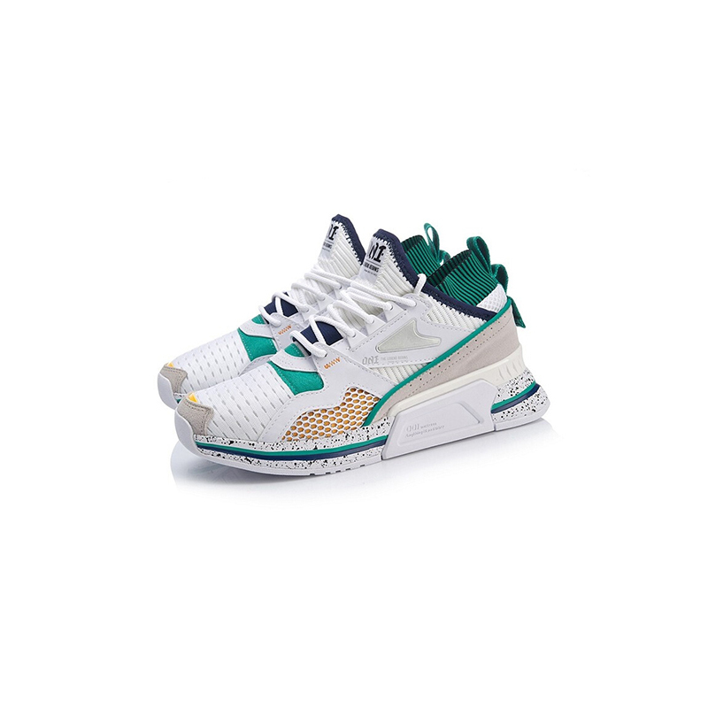 李宁女鞋启程001t1000休闲小白跑步运动鞋