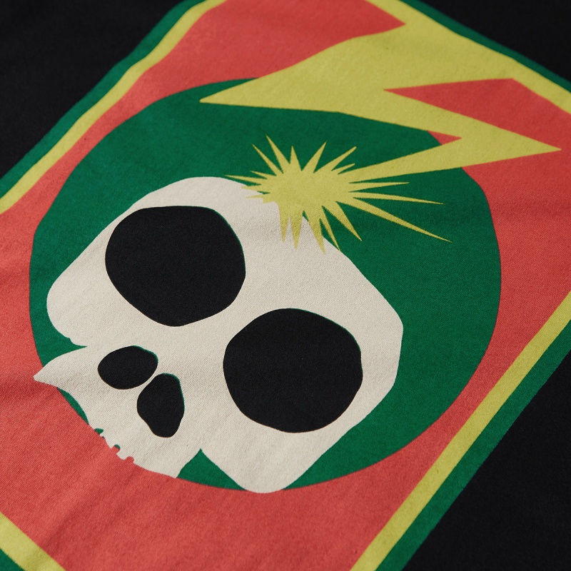 太平鸟男装夏季个性胶印短袖t恤新款韩版潮流衣服男