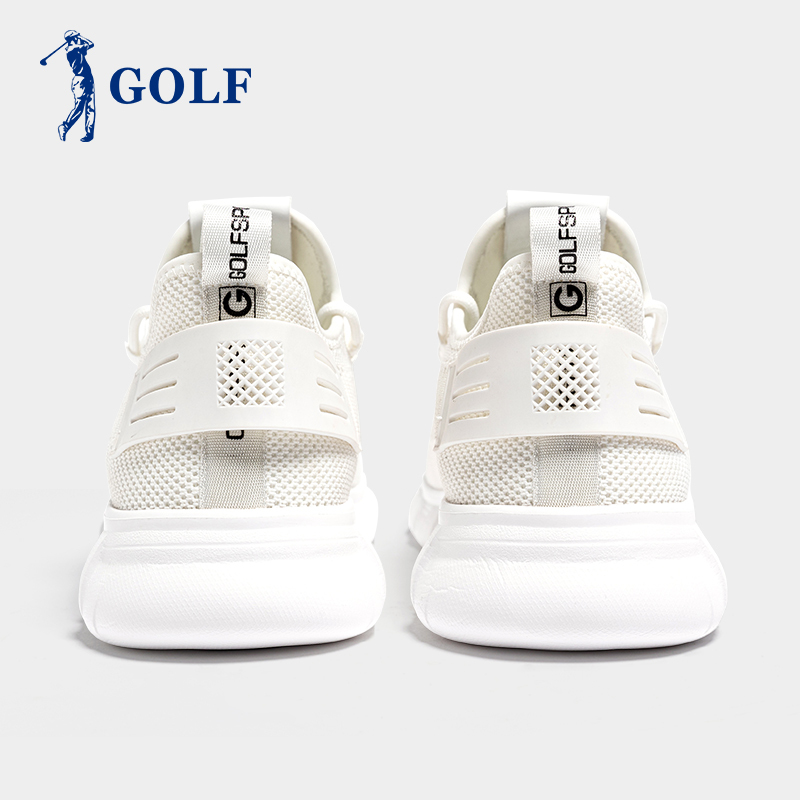 高尔夫/GOLF男鞋2020春季新款跑步鞋飞织网面运动鞋韩版潮流百搭小白鞋男