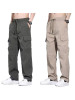 春秋季工装裤宽松直筒防风防水冲锋裤耐磨劳保工作裤