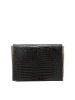 预售 圣罗兰 YSL CASSANDRA 信封包迷你 字母LOGO鳄鱼压纹 女士单肩包 532750金链