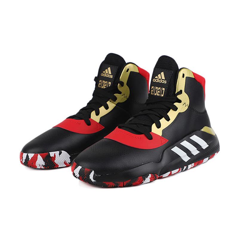 ADIDAS(阿迪)2020男子减震缓冲弹跳 篮球鞋EH2394图片