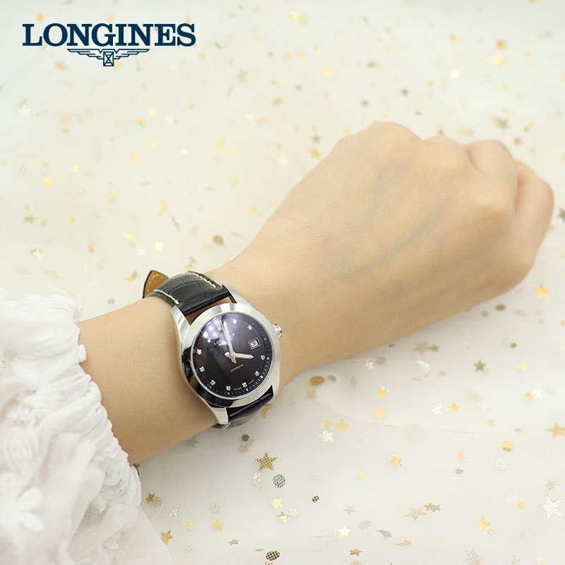 LONGINES/浪琴L2.285.4.58.3康铂系列自动机械女士手表