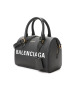 BALENCIAGA/巴黎世家 女包小号VILLE字母LOGO波士顿包 518872