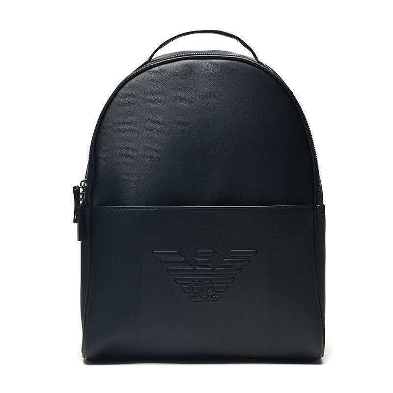 EMPORIO ARMANI 阿玛尼 男士鹰标图案聚酯纤维/人造革双肩包 Y4O215 YFE6J