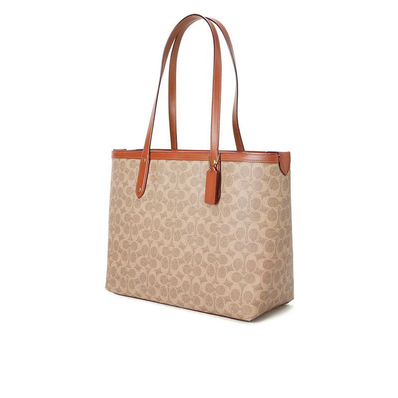 COACH 拉链单肩托特包 69422 35x27.5x14CM图片