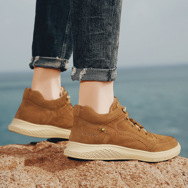 木林森男鞋2020秋季新款百搭青年鞋子韩版耐磨运动休闲鞋板鞋男潮