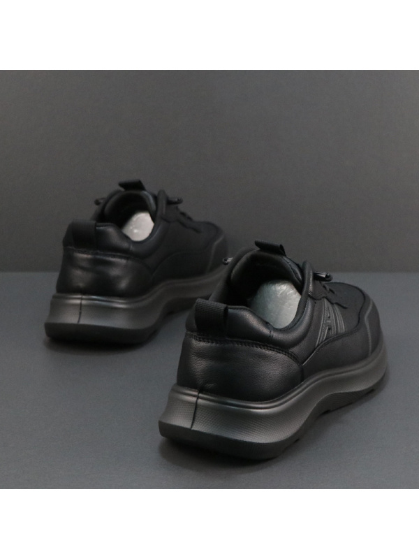 男士休闲皮鞋新款秋季新款真皮运动皮鞋中年爸爸鞋一脚蹬透气