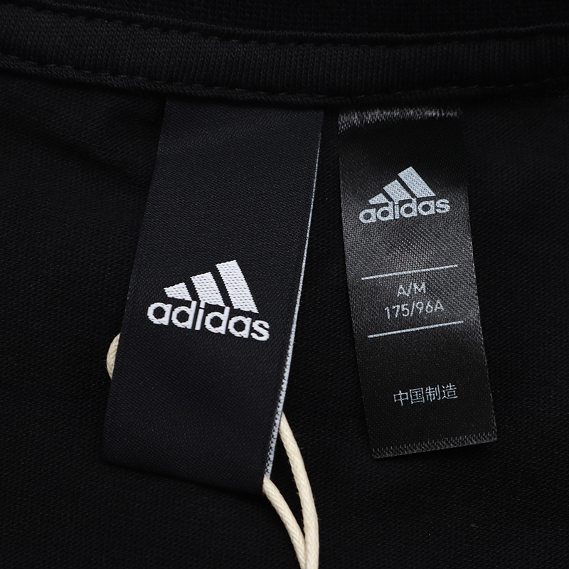 阿迪达斯男服短袖T恤logo休闲运动服DV3075