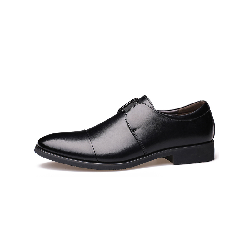 男士皮鞋黑色商务休闲男鞋正装皮鞋黑色英伦尖头韩版百搭结婚鞋bd9922