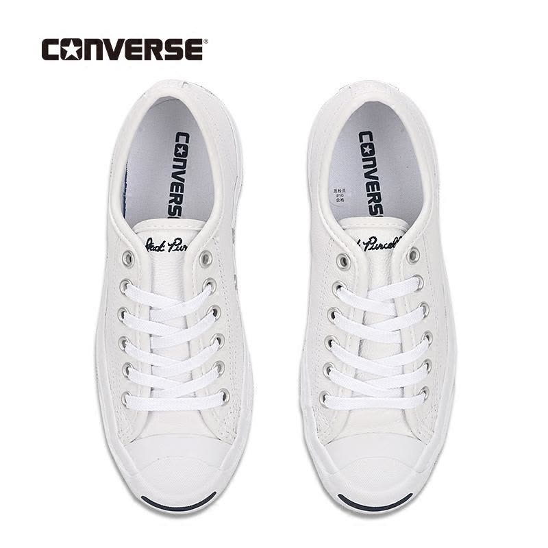 Converse匡威男女鞋开口笑春季小白鞋皮质经典休闲板鞋101509图片