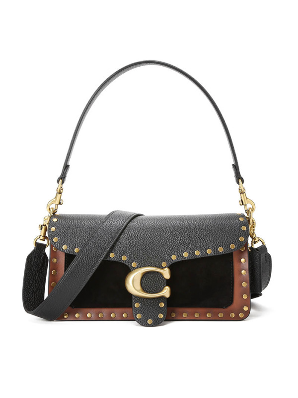 预订 COACH/蔻驰 铆钉TABBY 26号单肩包 25.5x13x7CM