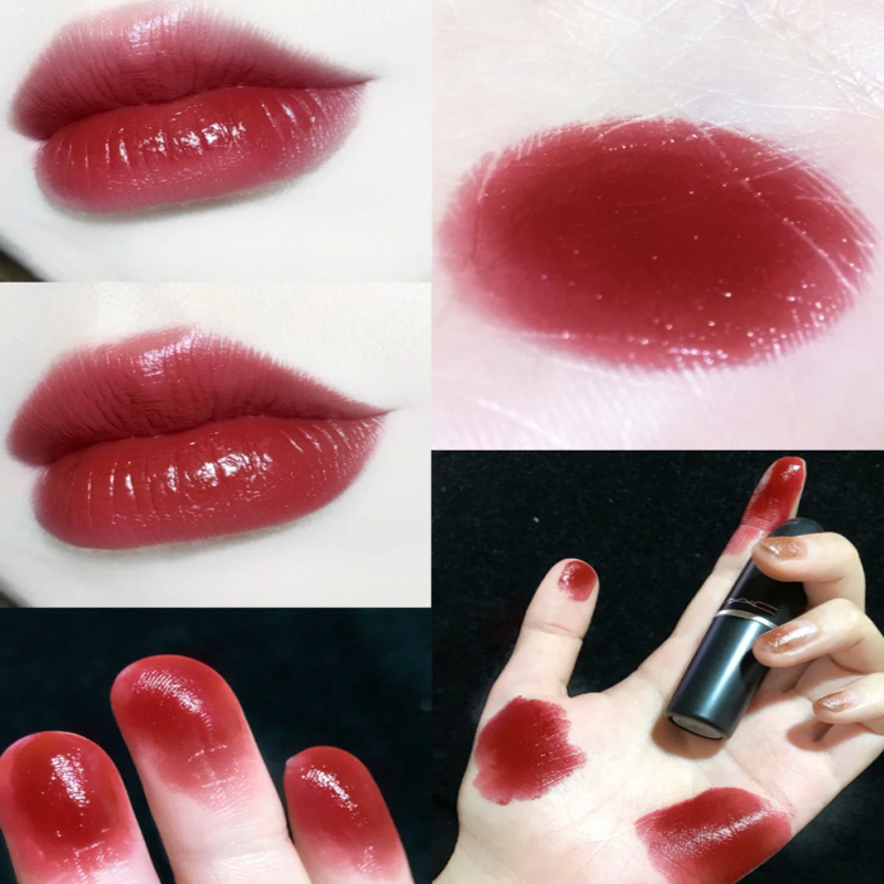 魅可柔润丰盈唇膏113g108dubonnet显色丰润唇膏超a红棕气质牛血色