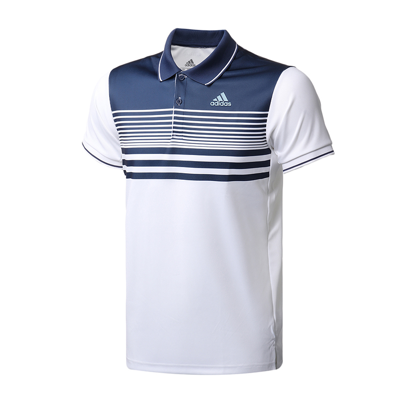 阿迪达斯男服短袖POLO衫时尚翻领休闲运动服FN1452