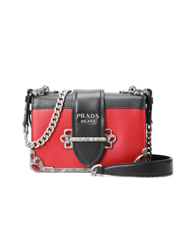 Prada Cahier 单肩包 1BH018 CKH