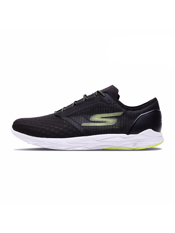 Skechers斯凯奇男鞋男鞋新款速度跑步跑鞋轻质缓震运动鞋55215-BKLM