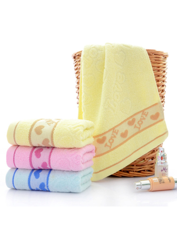 Ceba厂家纯棉LOVE毛巾全棉吸水家居日用情侣面巾礼品劳保