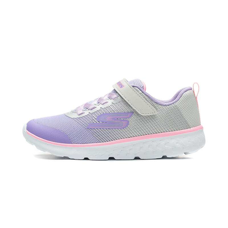 【自营】SKECHERS斯凯奇女大童休闲鞋跑步低帮魔术贴运动鞋81354L
