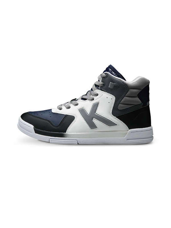 Kappa卡帕男高帮板鞋大K透气休闲运动鞋K0655CC35