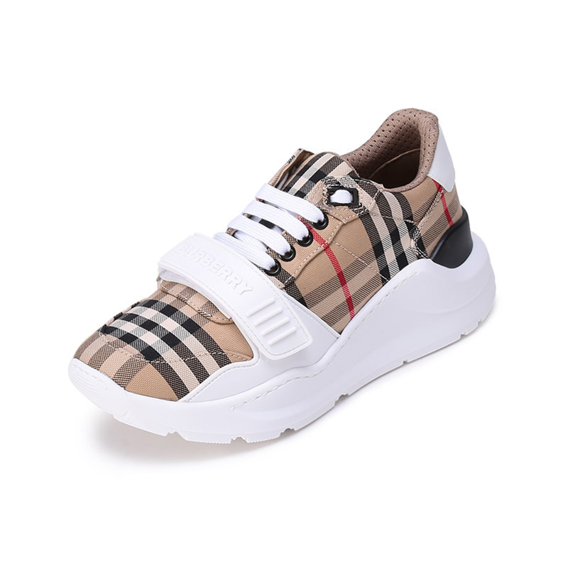 博柏利/巴宝莉 BURBERRY 女款 织物厚底系带休闲运动鞋80505091