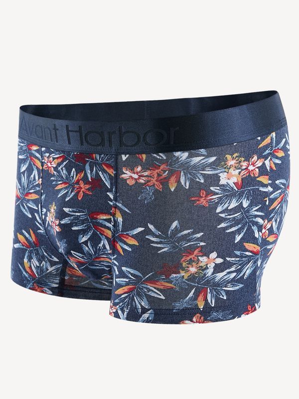 HLA海澜之家时尚休闲中腰短裤趣味花纹丝滑平角内裤HUKAJ3R044A