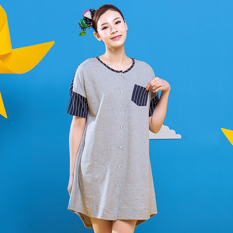 安之伴睡裙女夏季裙针织