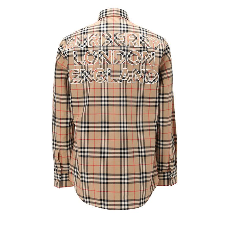 BURBERRY 长袖衬衫 经典格纹 棉质 8038521图片