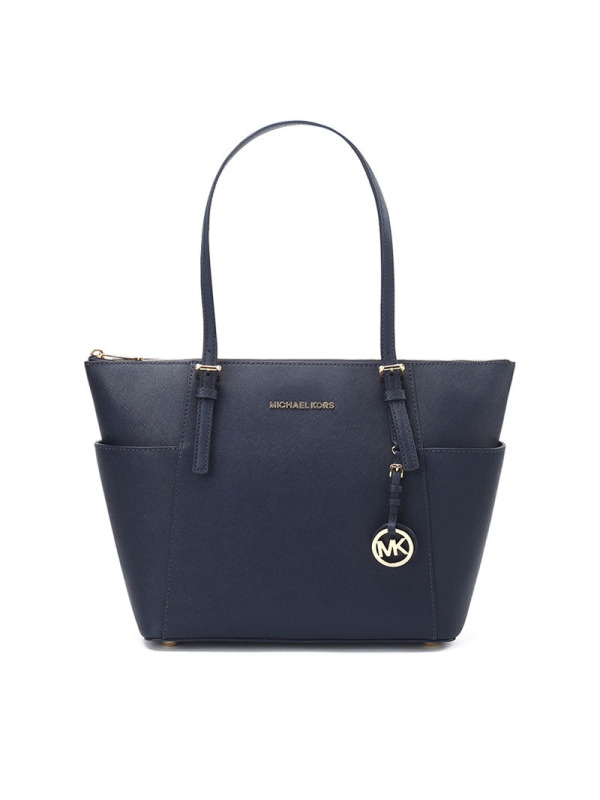 Michael Kors/迈克·科尔斯 女士双耳朵银扣托特单肩包 30F2STTT8L