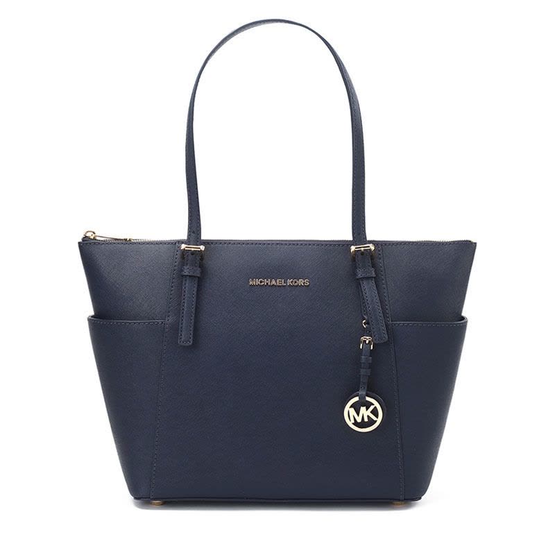 Michael Kors/迈克·科尔斯 女士双耳朵银扣托特单肩包 30F2STTT8L图片