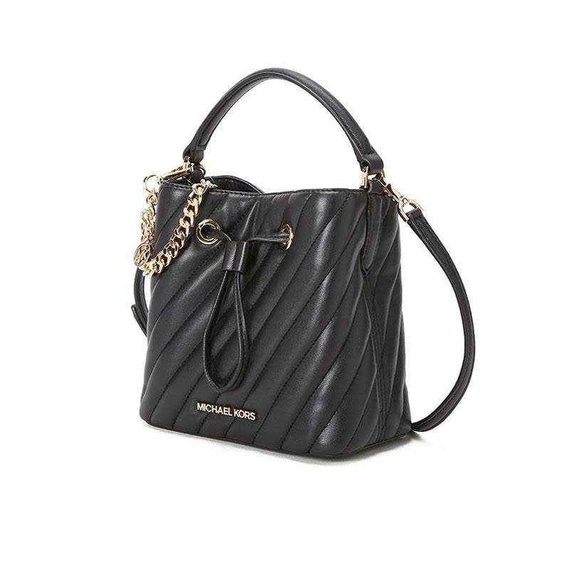 MICHAEL KORS MK SURI字母金属标水桶包 单肩手提斜挎包 35T0GU2C0U 金扣图片